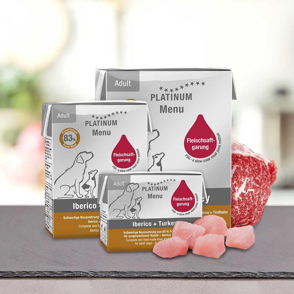 PLATINUM MENU ΜΑΓΕΙΡΕΥΤΗ ΥΓΡΗ ΤΡΟΦΗ ΣΚΥΛΟΥ ΜΕ ΦΡΕΣΚΟ ΚΡΕΑΣ ΙΒΗΡΙΚΟΥ ΧΟΙΡΙΝΟΥ ΚΑΙ ΓΑΛΟΠΟΥΛΑΣ PLATINUM MENU ΜΑΓΕΙΡΕΥΤΗ ΥΓΡΗ ΤΡΟΦΗ ΣΚΥΛΟΥ ΜΕ ΦΡΕΣΚΟ ΚΡΕΑΣ ΙΒΗΡΙΚΟΥ ΧΟΙΡΙΝΟΥ ΚΑΙ ΓΑΛΟΠΟΥΛΑΣ