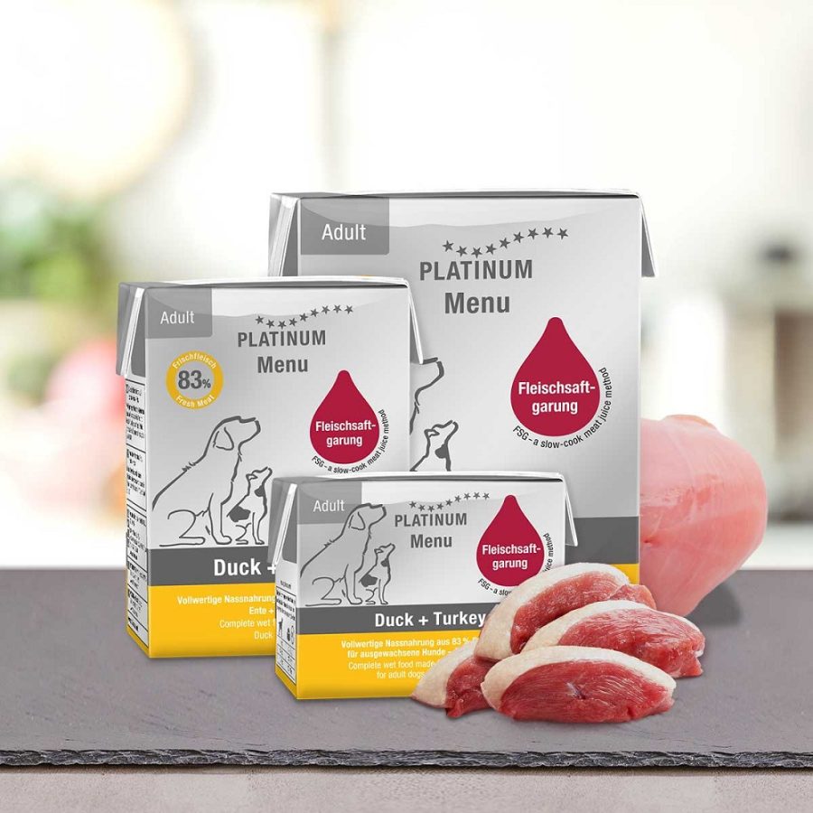 PLATINUM MENU ΜΑΓΕΙΡΕΥΤΗ ΥΓΡΗ ΤΡΟΦΗ ΣΚΥΛΟΥ ΜΕ ΦΡΕΣΚΟ ΚΡΕΑΣ ΠΑΠΙΑΣ ΚΑΙ ΓΑΛΟΠΟΥΛΑΣ